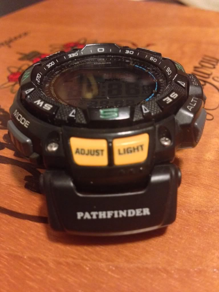 TimeZone : Sales Corner » Casio Pathfinder PAG240-1CR fs - $110